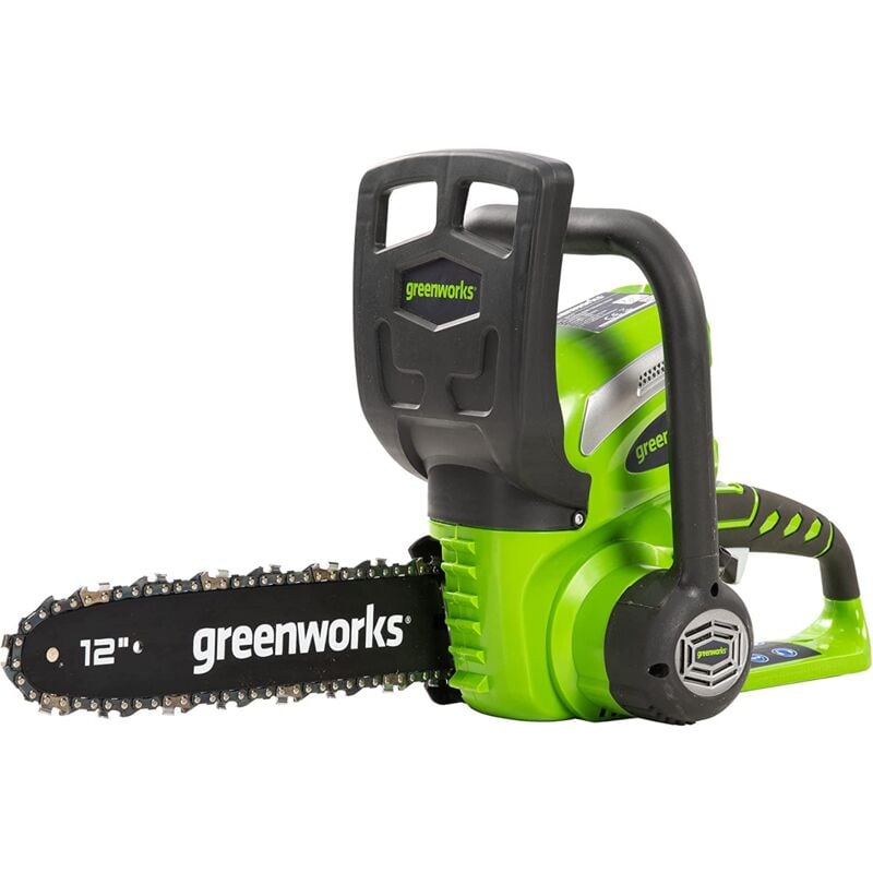 foto del prodotto g40cs30 motosega a batteria, lunghezza barra 30cm, velocit catena 4,2m s, 3,7kg, auto lubrificante, senza batteria 40v e caricabatterie, garanzia 3