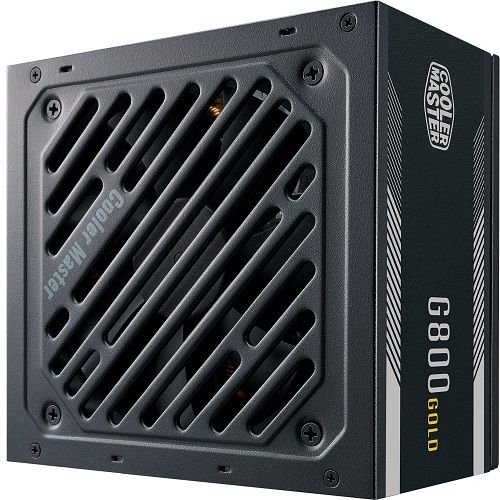 foto del prodotto g800 gold entry level 80plus gold 800w 120mm fan active pfc psu eu cable non modular cooler mast