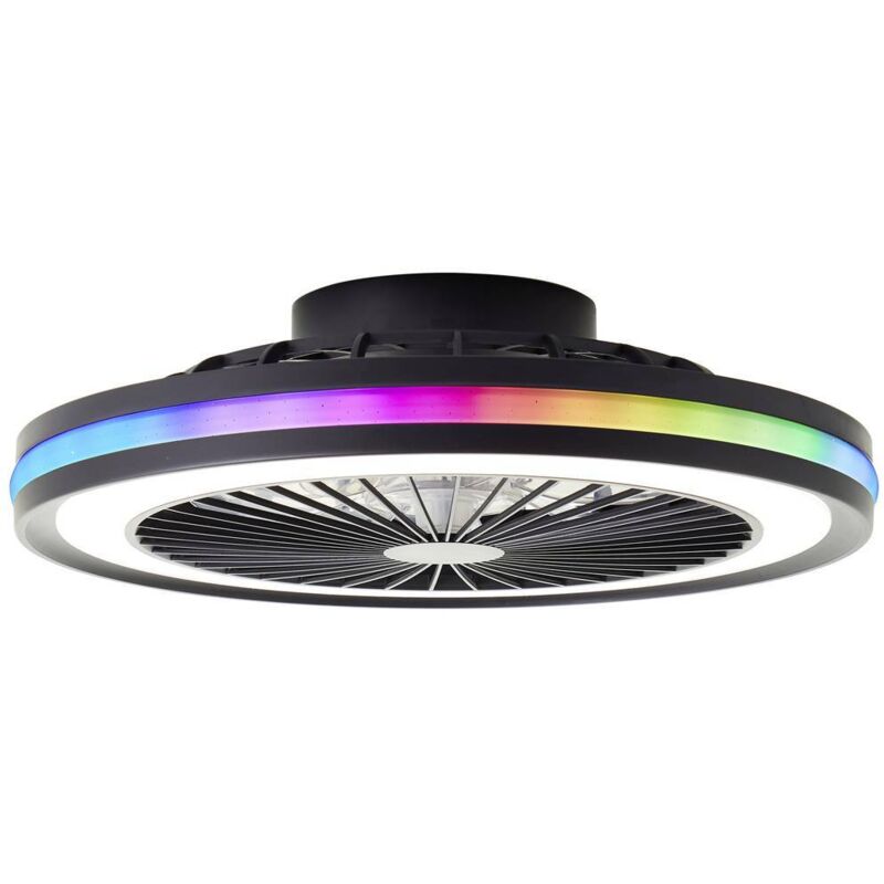foto del prodotto g99280 06 palmero plafoniera led con sensore di movimento modulo led 40 w nero brilliant