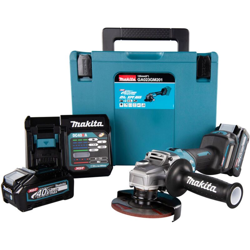 foto del prodotto ga023gm201 smerigliatrice angolare brushless a batteria 40v makita