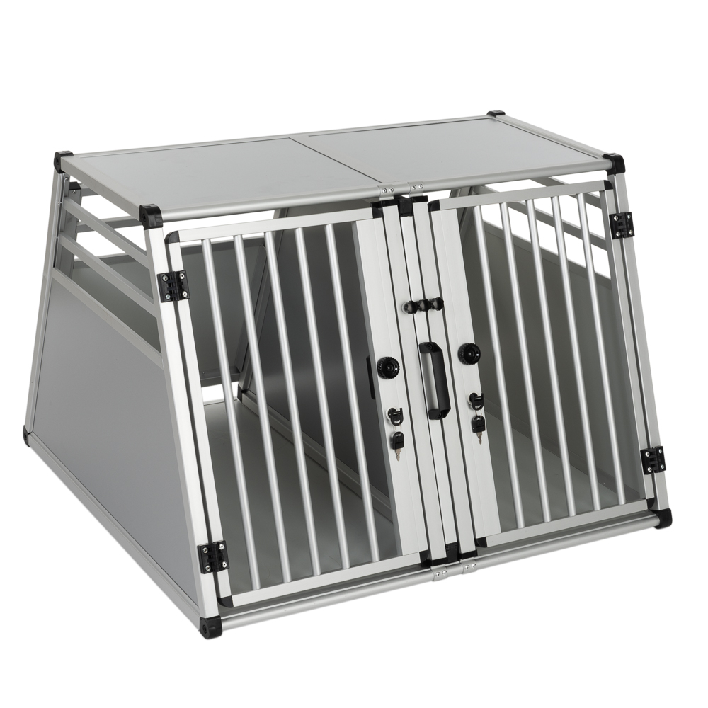 foto del prodotto gabbia doppia per cani aluride tg. xl l 97 x p 92 x h 68 cm