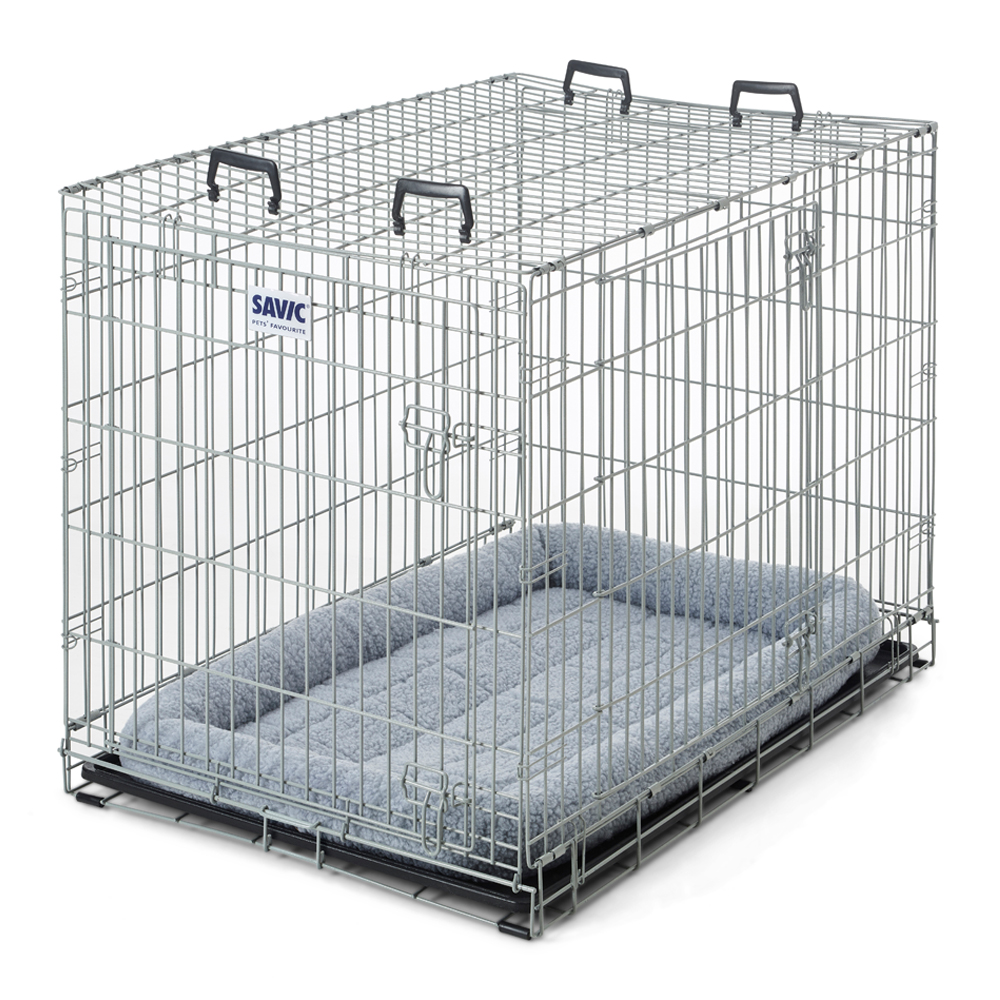foto del prodotto gabbia per cani savic dog residence con cuscino l 107 x p 71 x h 81 cm