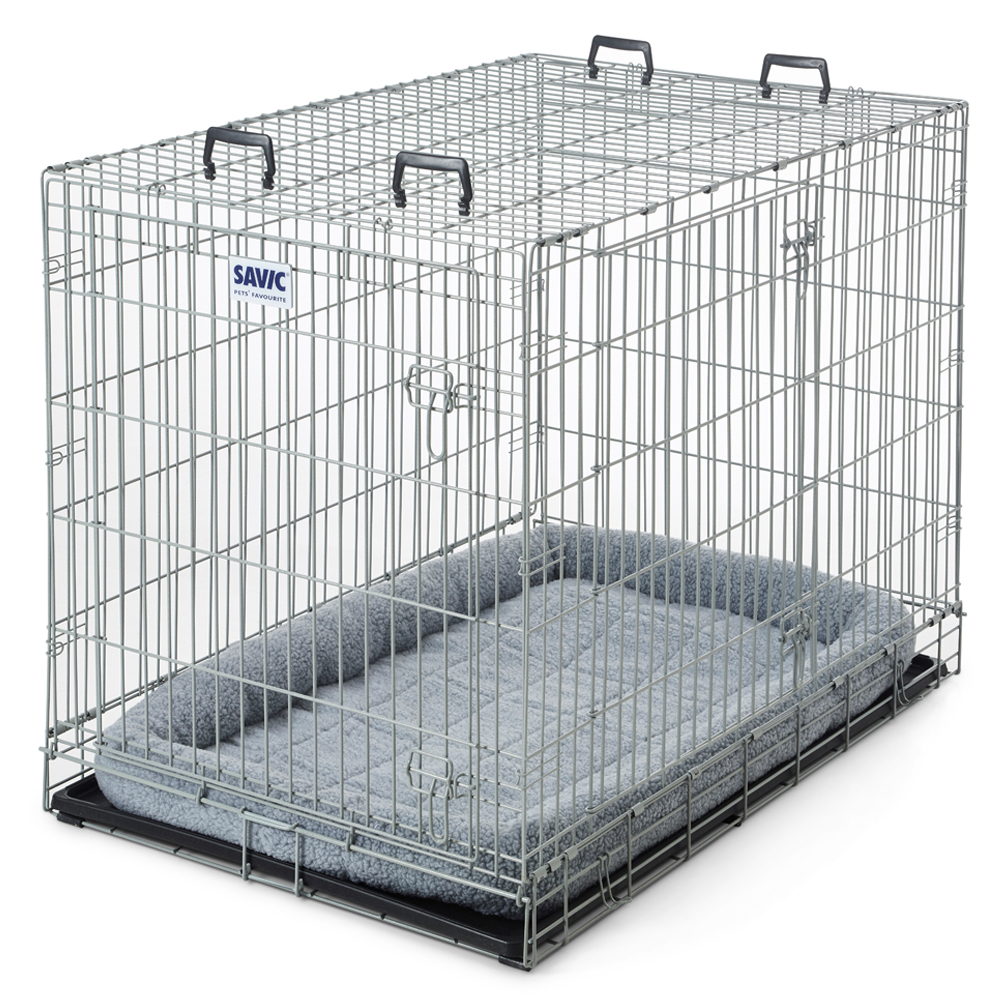 foto del prodotto gabbia per cani savic dog residence con cuscino l 118 x p 76 x h 82 cm