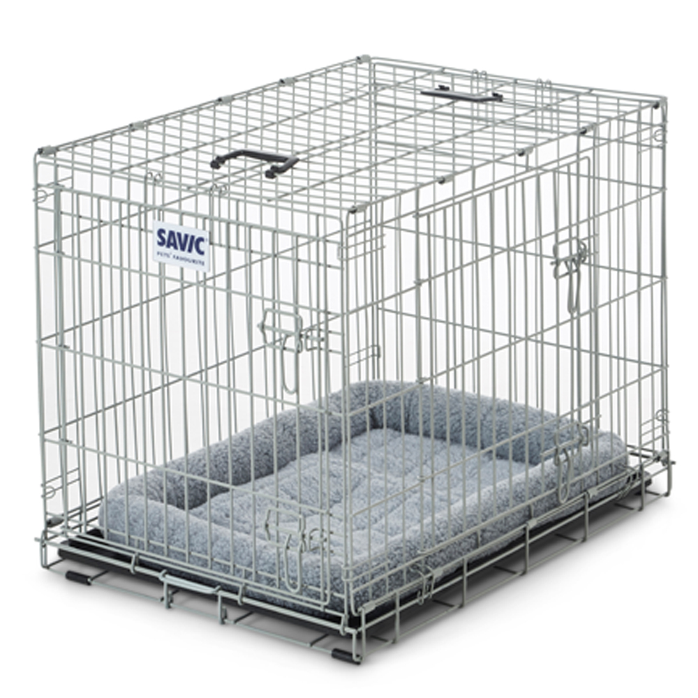 foto del prodotto gabbia per cani savic dog residence con cuscino l 76 x p 53 x h 61 cm