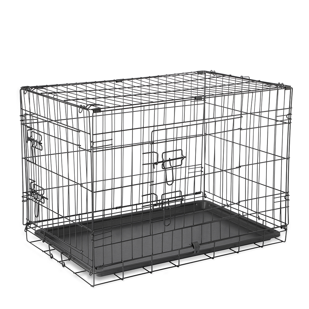 foto del prodotto gabbia per interni hafenbande twin door per cani l l 92,5 x p 57,5 x h 64 cm