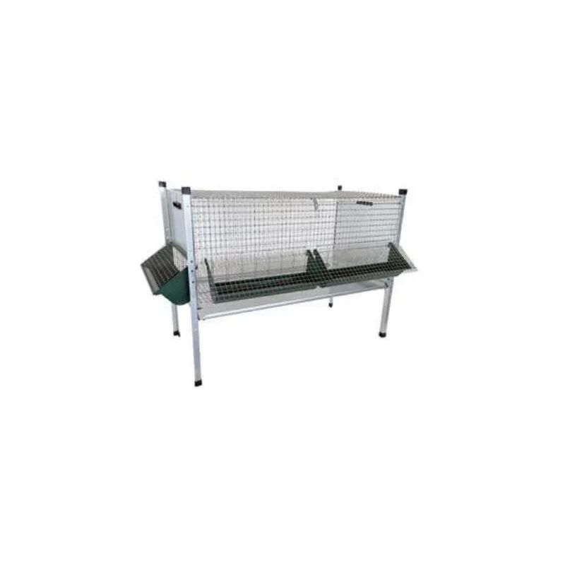 foto del prodotto gabbia per pollastrelli ropet da interno ed esterno sovrapponibile 9kg mangiatoia laterale