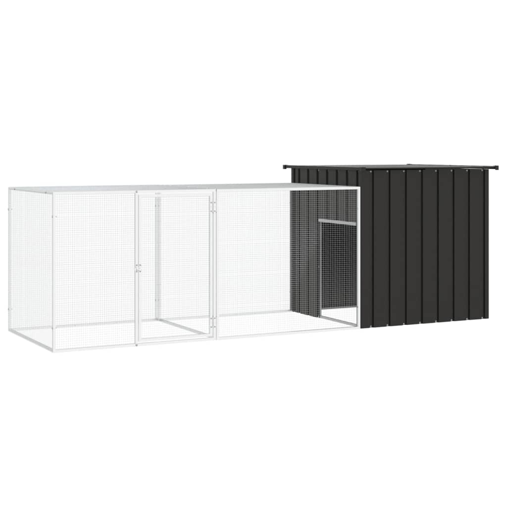 foto del prodotto gabbia per polli antracite 300x91x100 cm acciaio zincato cod mxl 41450