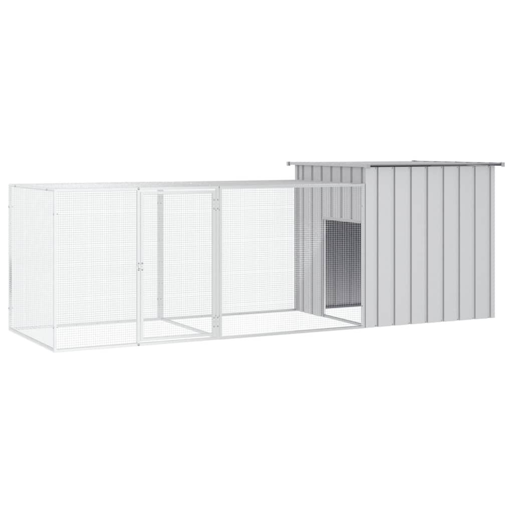 foto del prodotto gabbia per polli grigia 300x91x100 cm acciaio zincato cod mxl 52864