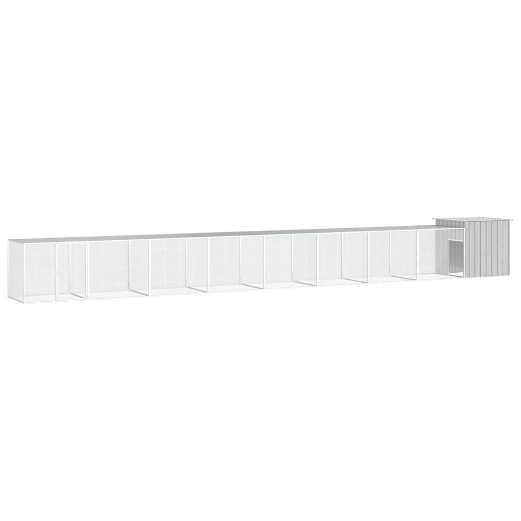 foto del prodotto gabbia per polli grigia 900x91x100 cm acciaio zincato cod mxl 52960