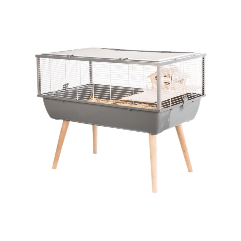 foto del prodotto gabbia zolux neo nigha legno metallo plastica 48 x 36 x 48 cm 7 x 6,5 x 8 cm 1 pezzi 