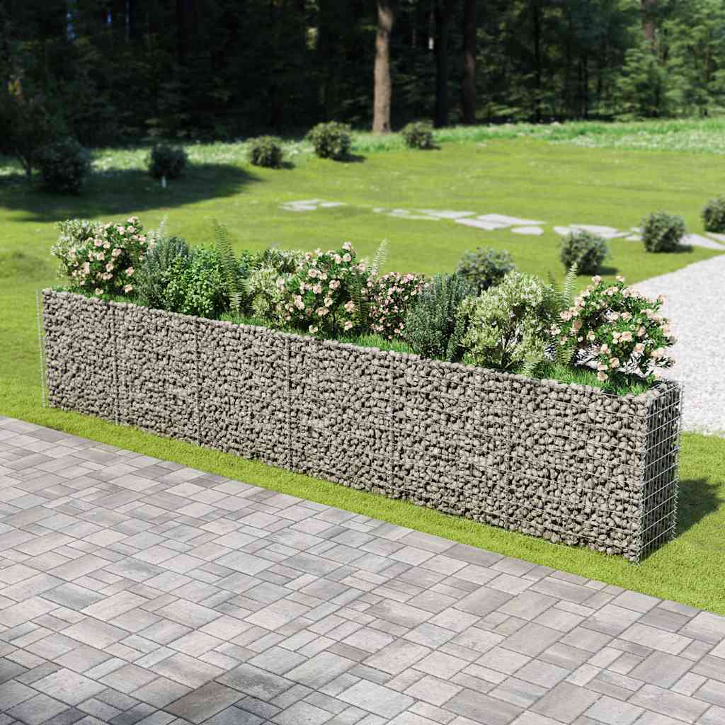 immagine 0 del prodotto gabbione letto rialzato in acciaio zincato 540x50x100 cm cod mxl 67421