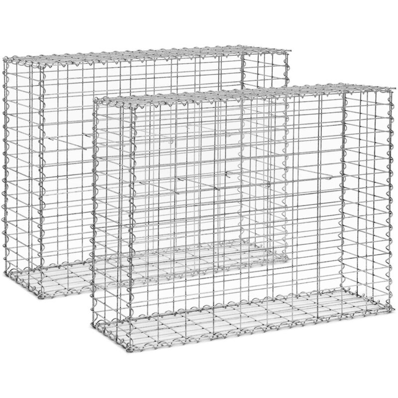 immagine 0 del prodotto gabbioni metallici gabbioni di contenimento muro di sostegno 2 pezzi 101 x 32