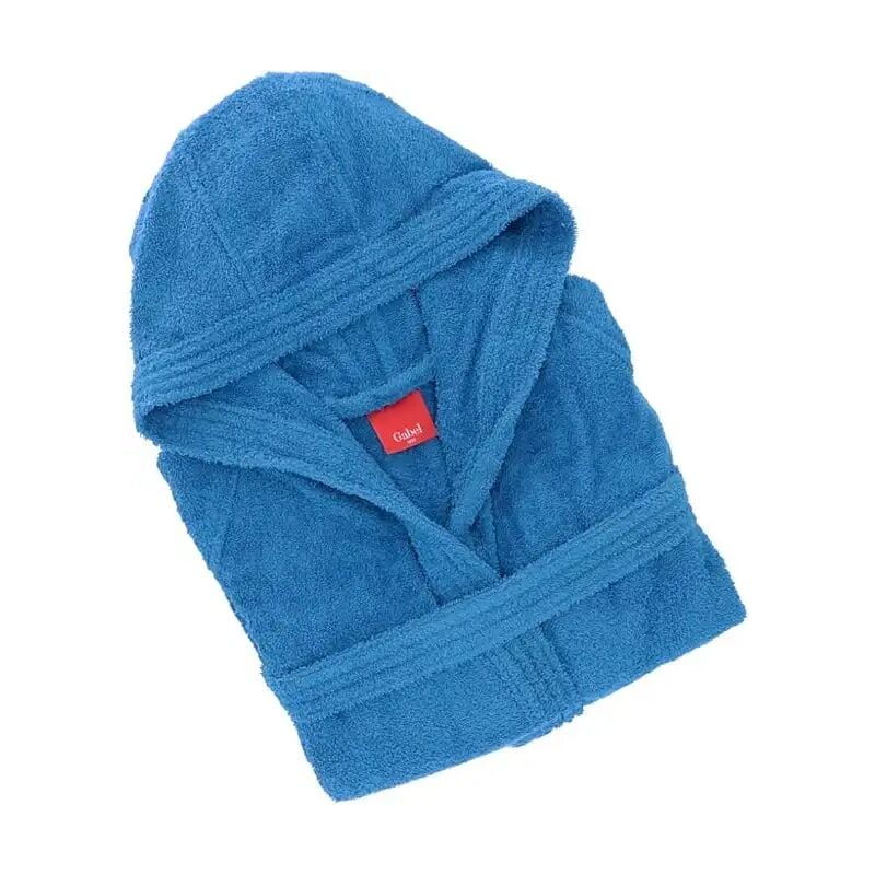 foto del prodotto gabel accappatoio adulto in spugna di puro cotone blu elettrico taglia xxxl