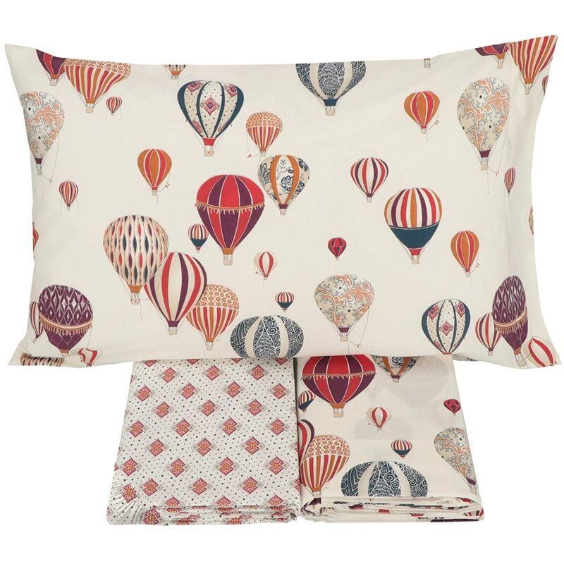 foto del prodotto gabel completo letto, blu wonderland, matrimoniale