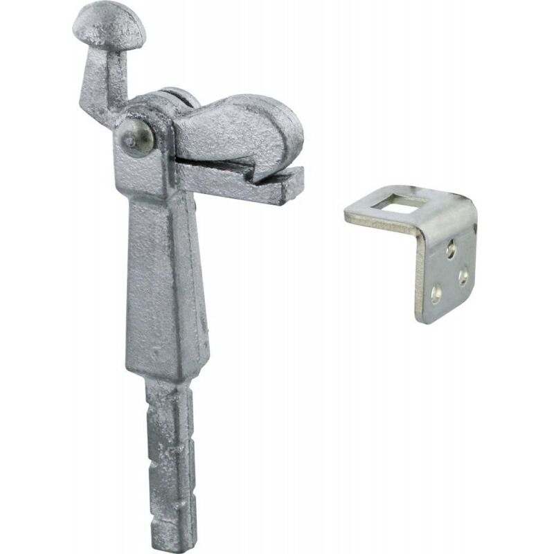 foto del prodotto gah-alberts 412821 fermo per cancello, ghisa grigia, 191 mm