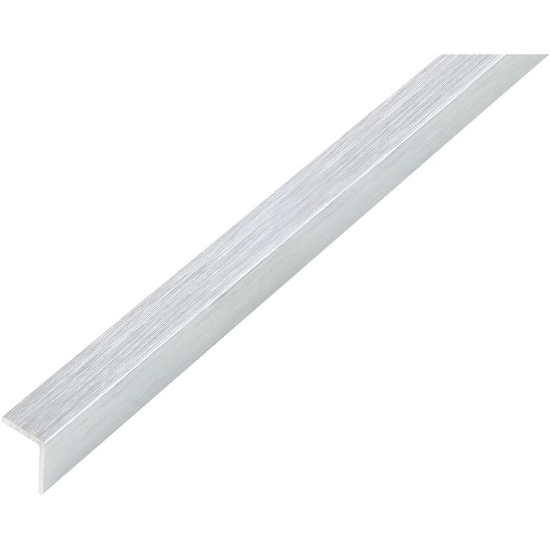 foto del prodotto gah alberts 489069 profilo angolare autoadesiva alluminio, design acciaio inox, chiaro 1000 x 30 x 30 mm