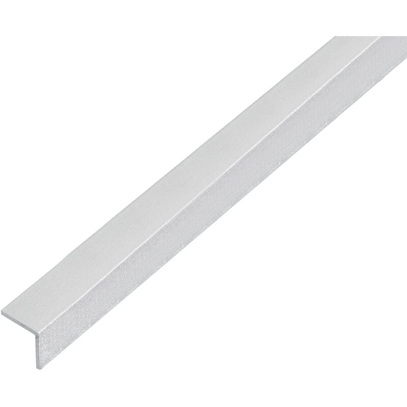 foto del prodotto gah alberts 489229 profilo angolare, autoadesivo, alluminio, pallinatura argento, 1000 x 10 x 10 mm