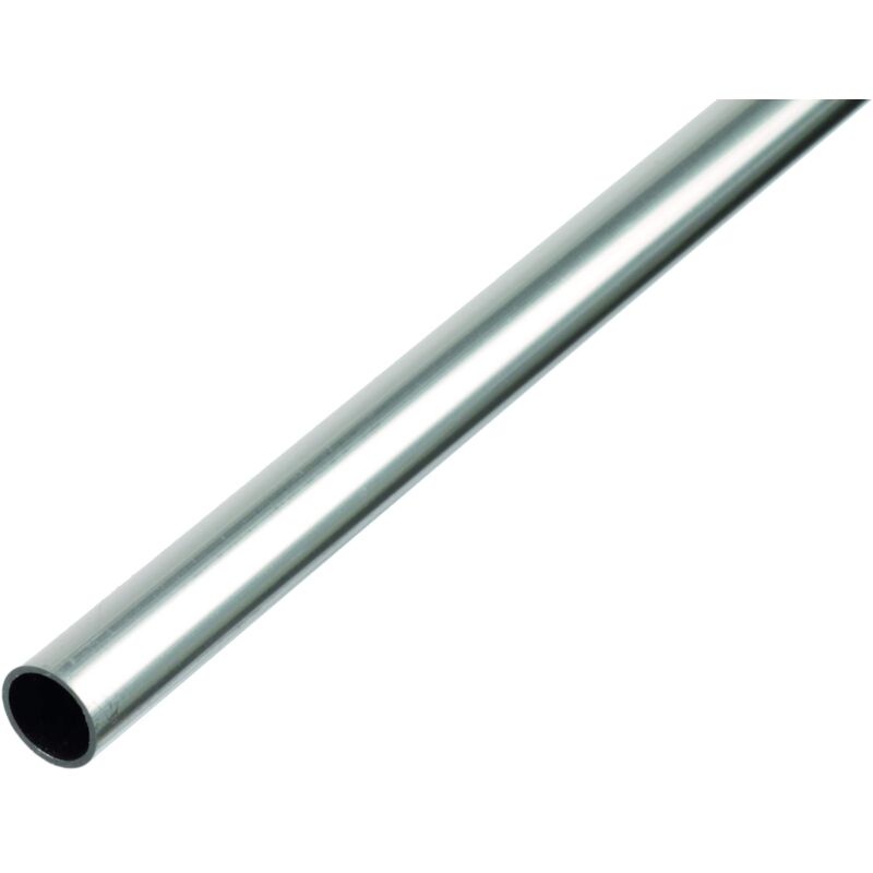 foto del prodotto gah alberts 492434 tubo tondo alluminio, naturale 1000 x 30 x 2 mm