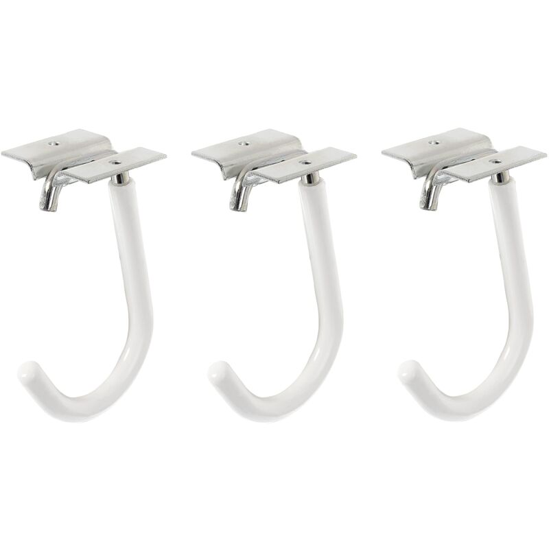 foto del prodotto gah alberts 800857 801991 ganci per bicicletta, piegati, zincati galvanicamente, profondit del gancio 90 mm, altezza 115 mm, set da 3