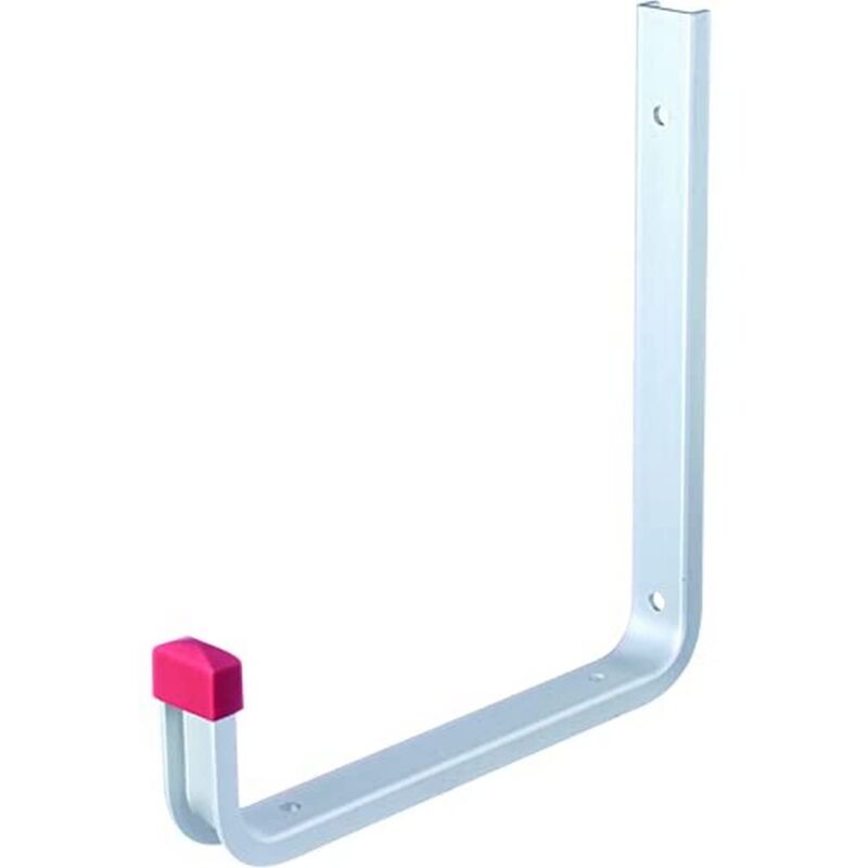 foto del prodotto gah alberts 805555 gancio a parete, disponibile in diverse versioni, angolato, alluminio, profondit 190 mm, altezza 200 mm