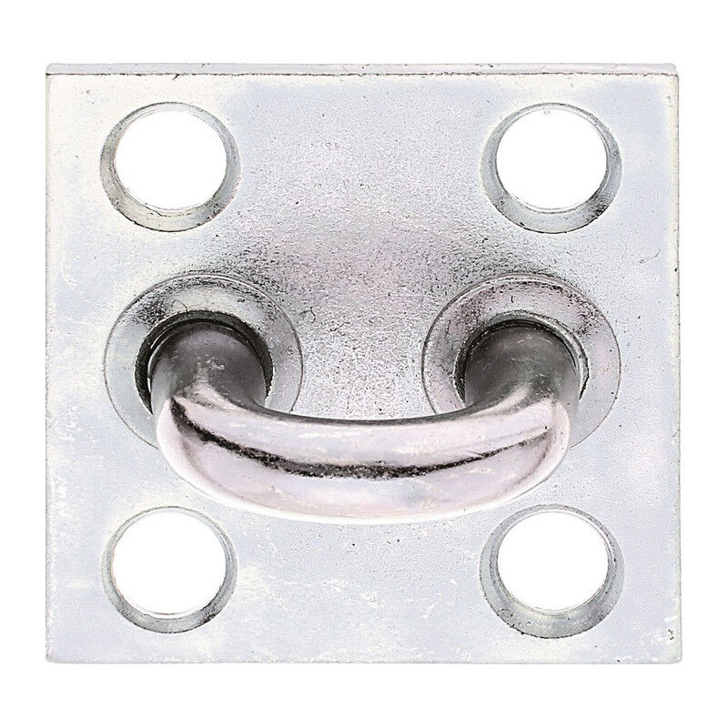 foto del prodotto gah oeillet sur platine equerre largeur 32mm equerre h.29mm equerre d.8mm sta galv.verz.d.pass. par 10 