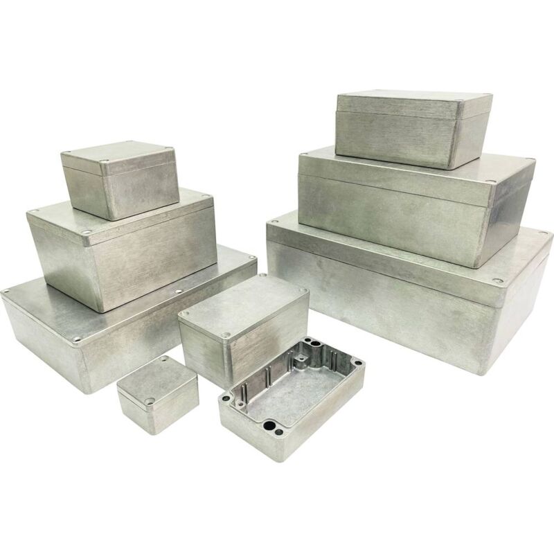 foto del prodotto gainta g107 contenitore universale 125 x 80 x 40 alluminio alluminio legato alluminio naturale 1 pz.