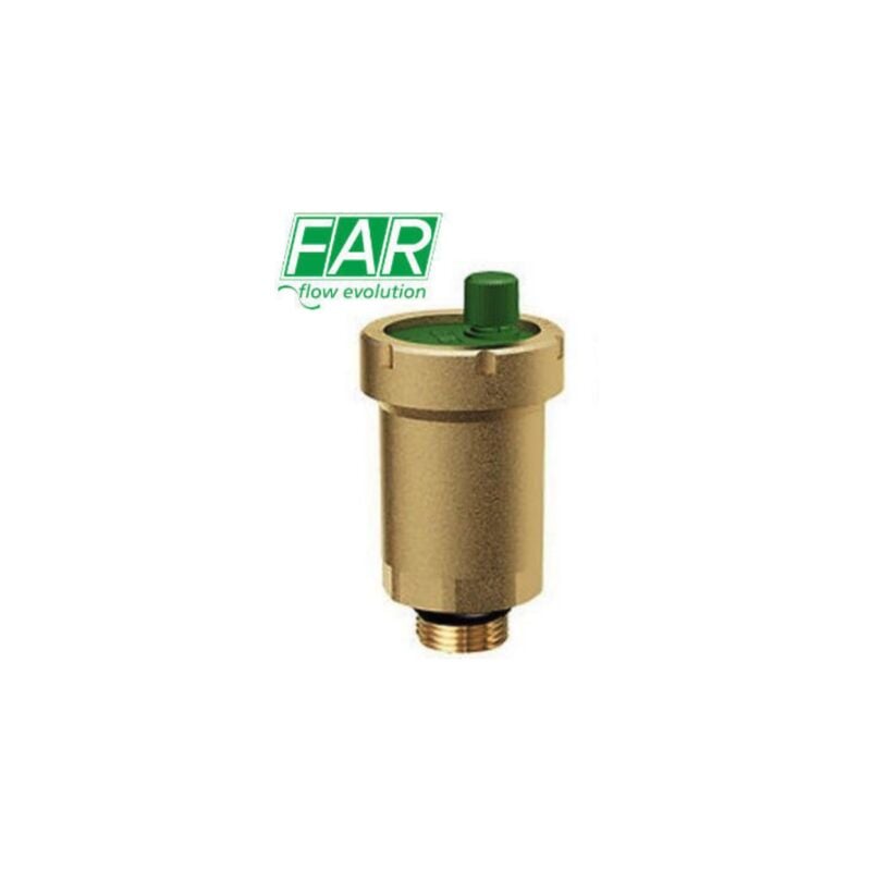 foto del prodotto gaiser valvola automatica sfogo aria diritta far 2045 ottone 1 4 