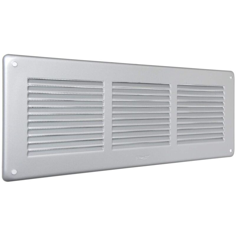 foto del prodotto gal30r y griglia, alluminio argento, 340x140 mm la ventilazione