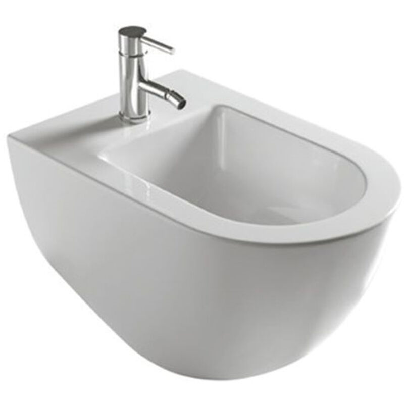 foto del prodotto galassia dream bidet 1 foro sospeso 36x56 bianco codice prod 7313