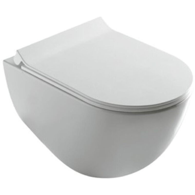 foto del prodotto galassia dream wc senza brida sospeso 36x56 bianco codice prod 7317