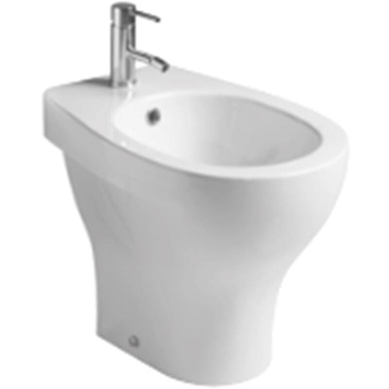 foto del prodotto galassia eden bidet monoforo pavimento 36x53 bianco codice prod 7253