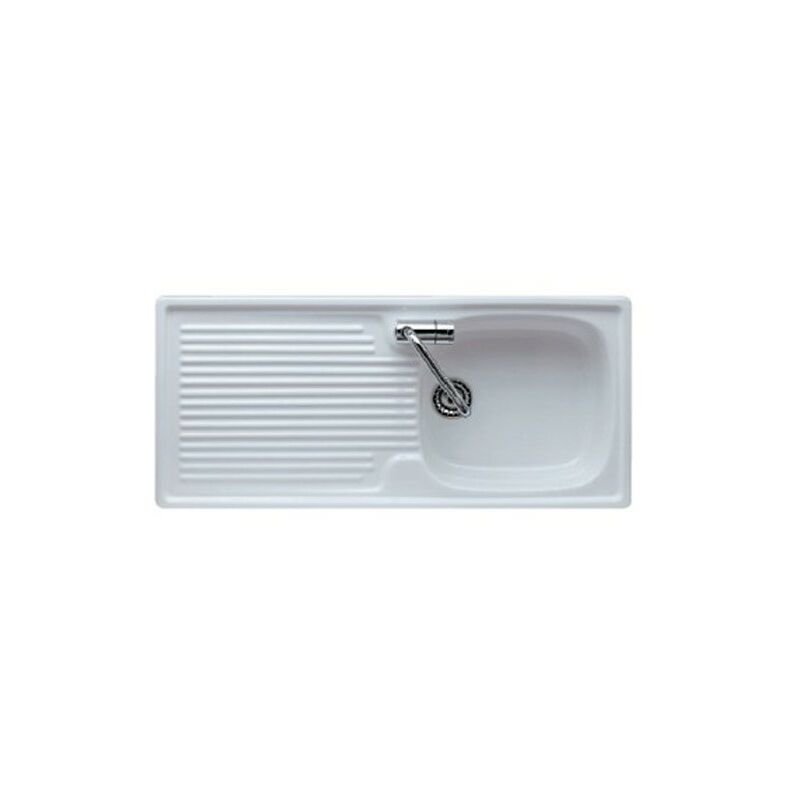 foto del prodotto galassia lavello cucina 1 vasca per mobile 100x45 h5 in ceramica con