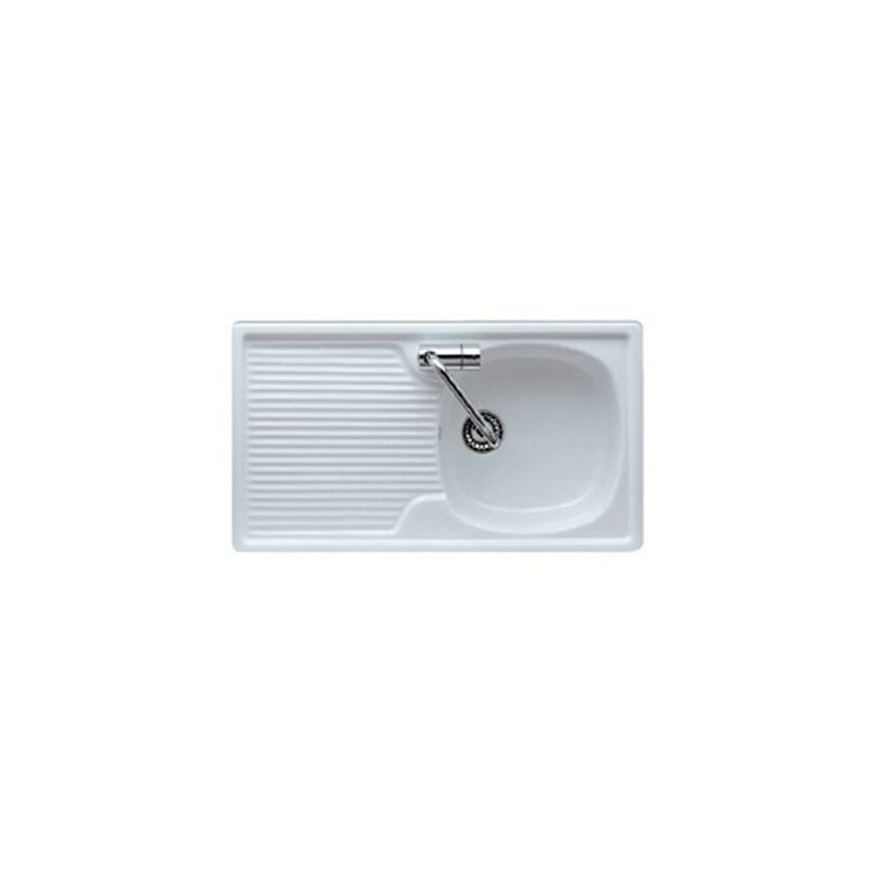 foto del prodotto galassia lavello cucina 1 vasca per mobile 80x45 h5 in ceramica con