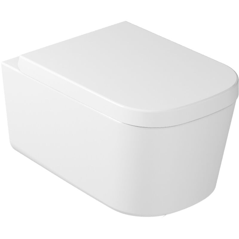 foto del prodotto galassia meg11 wc senza brida sospeso 55x35 bianco codice prod 5486