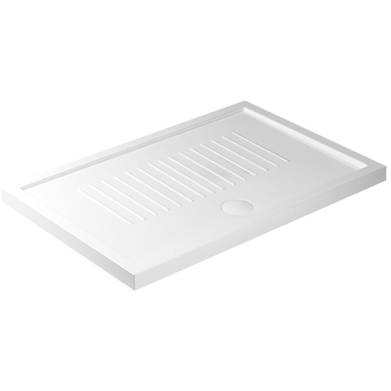 foto del prodotto galassia - piatto doccia ceramica 120 x 80 bianco serie h6 flat codice prod 1213