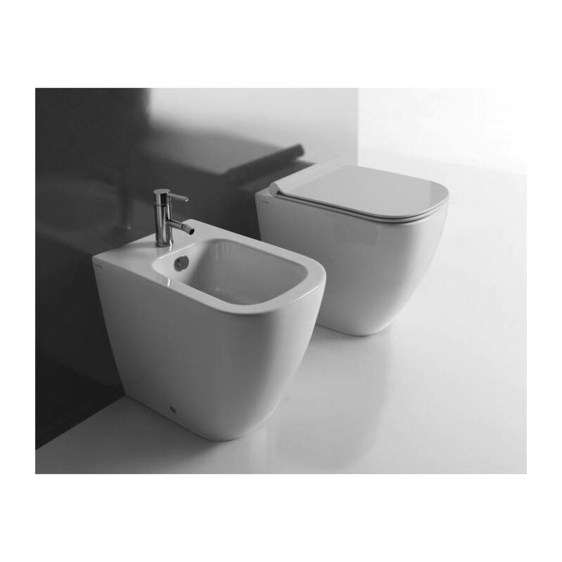 foto del prodotto galassia sanitari meg11 filomuro scarico traslato cm. 55x35 con sedile