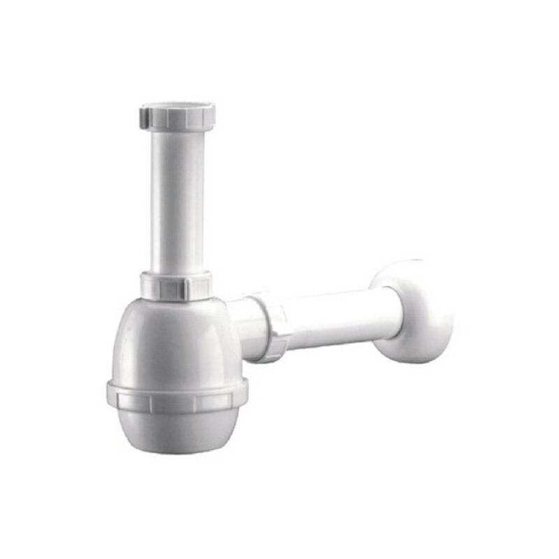 foto del prodotto galassia sifone con piletta per lavello genius di ceramica