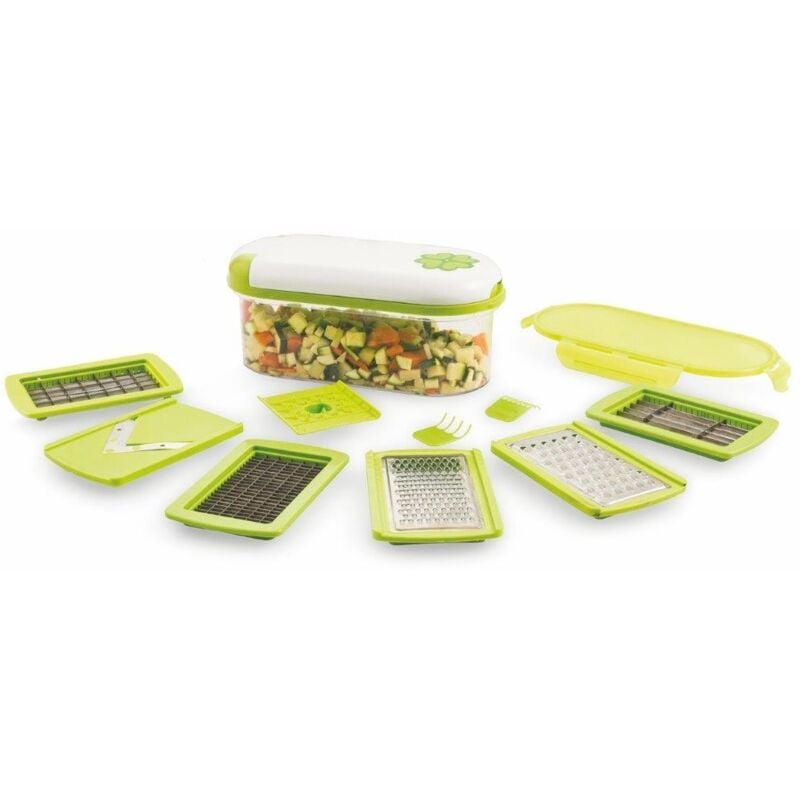 foto del prodotto galileo affettatutto 8 funzioni 13 accessori quadrif.verde