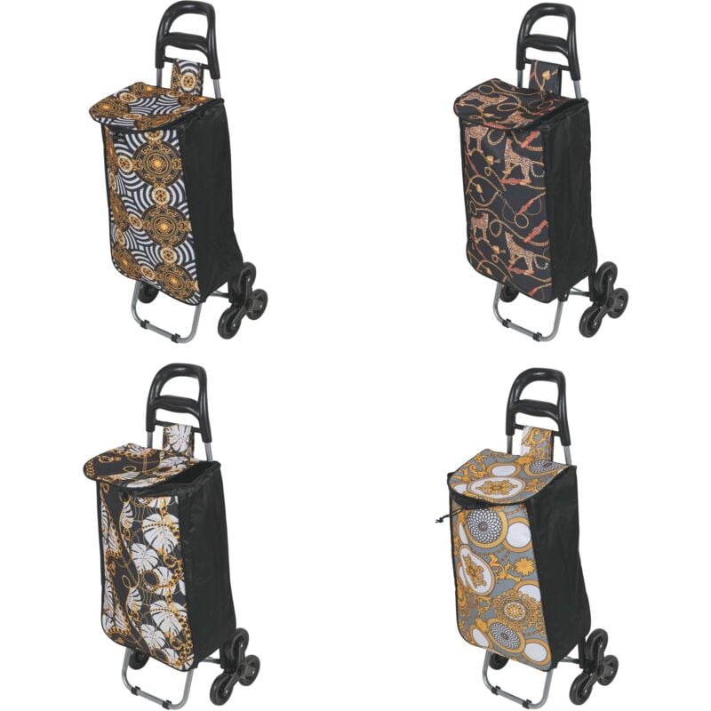 foto del prodotto galileo carrello spesa catene 6 ruote 4 colori assortiti