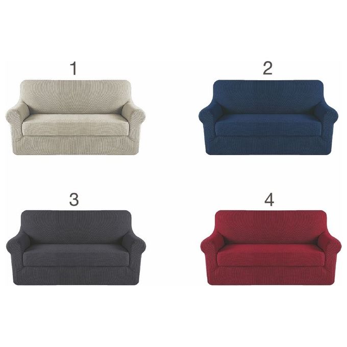 foto del prodotto galileo copridivano 2 posti elasticizzato 126x215 cm assortito