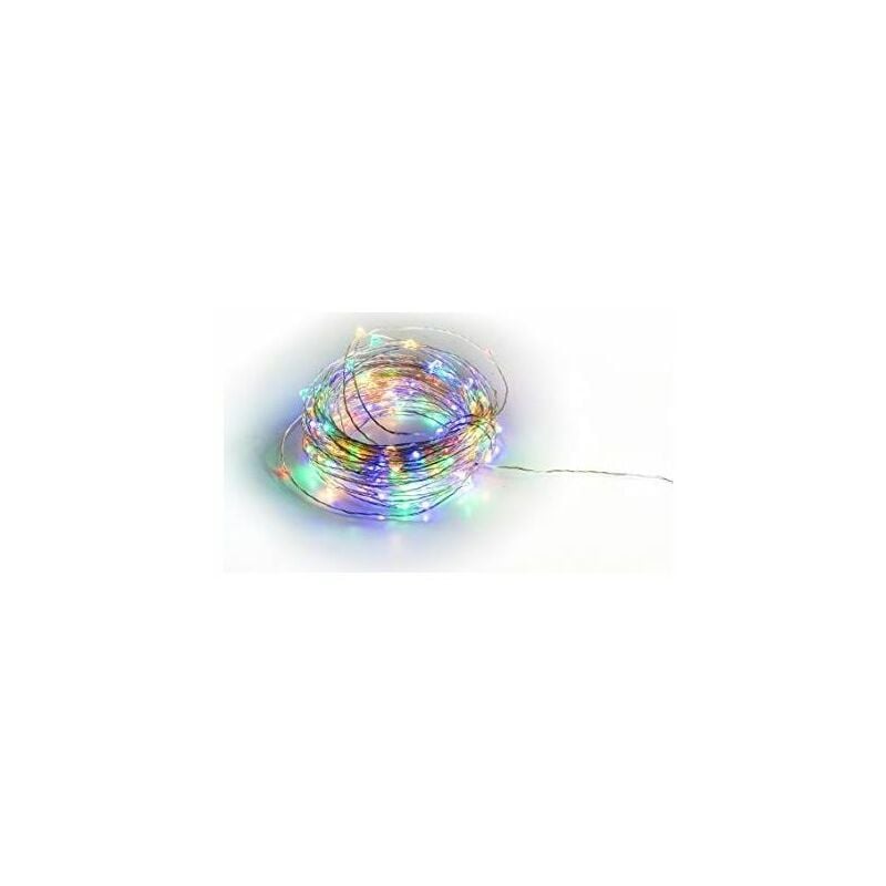 foto del prodotto galileo filo di luci natale 300 microled multicolor uso esterno