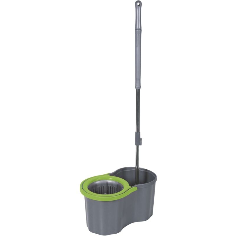 foto del prodotto galileo super mop rotante grigio bordo verde