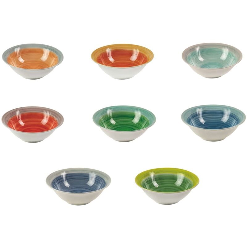 foto del prodotto galileo tolosa insalatiera bicolore d20xh6,5cm 8 colori assortiti