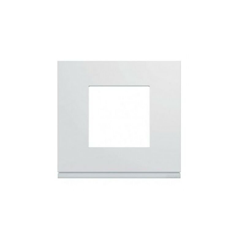 foto del prodotto gallery wxp0002 piastra orizzontale 1 post bianco puro hager