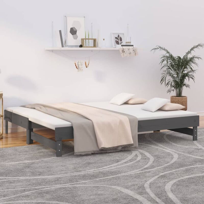 foto del prodotto galozzoit furniture limited dormeuse estraibile grigia 2x 80x200 cm