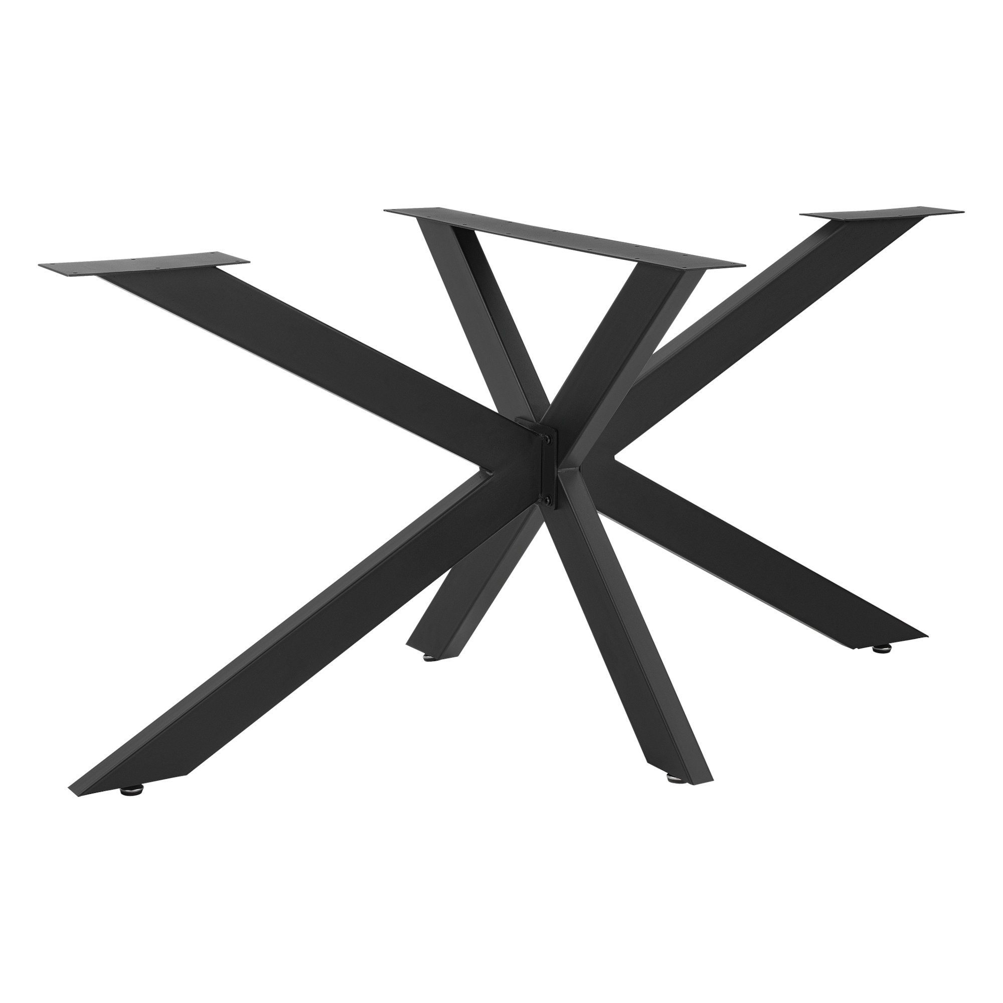 foto del prodotto gamba centrale 39 oberau 39 per tavolo fai da te 120 x 68 x 71 cm acciaio nero en.casa 
