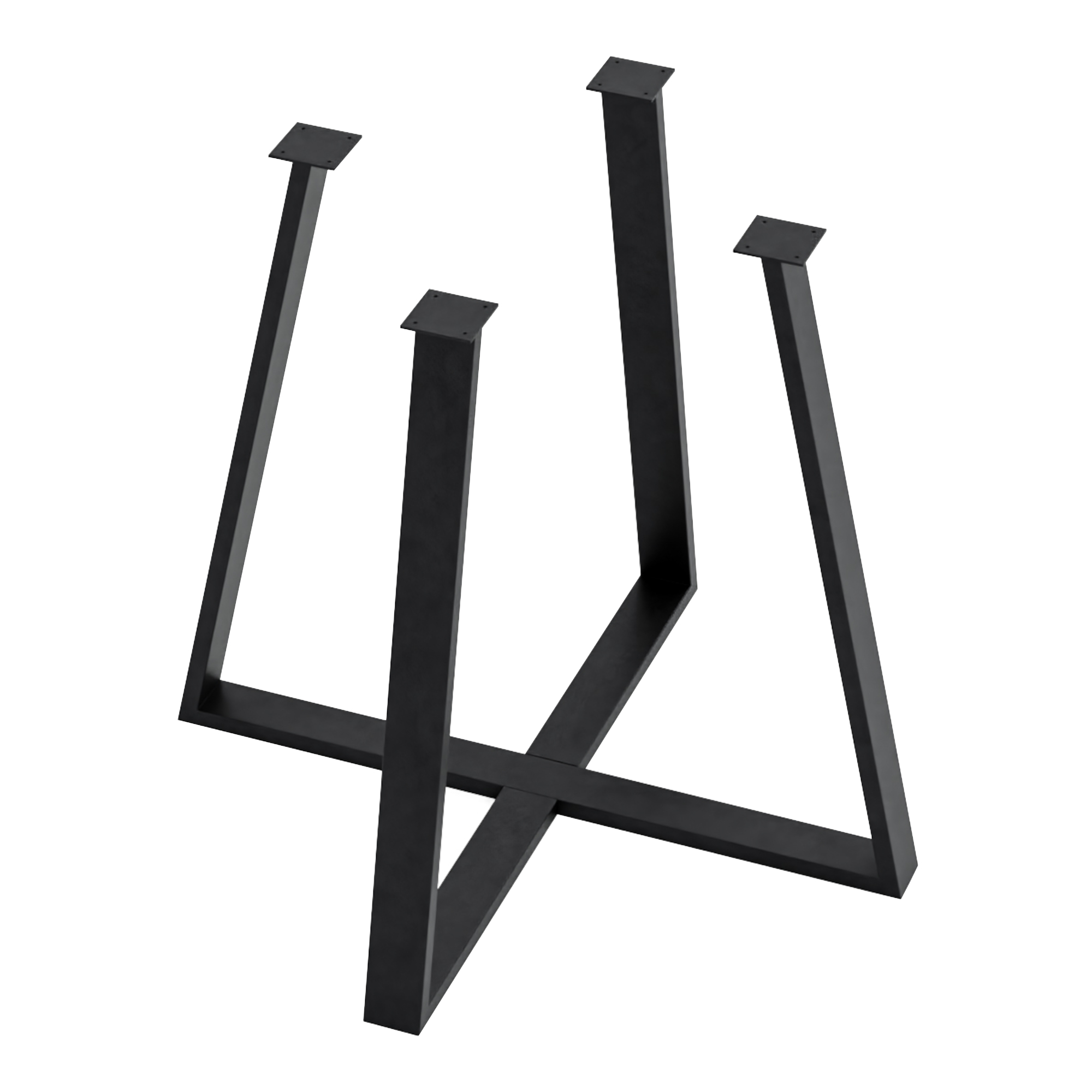 foto del prodotto gamba centrale kemij rvi per mobili fai da te 72 x 80 x 80 cm acciaio nero en.casa 