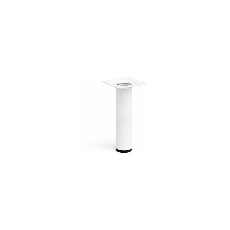 foto del prodotto gamba cilindrica in acciaio colore bianco mod.401g 3x15cm 2 401g.150.01 rei