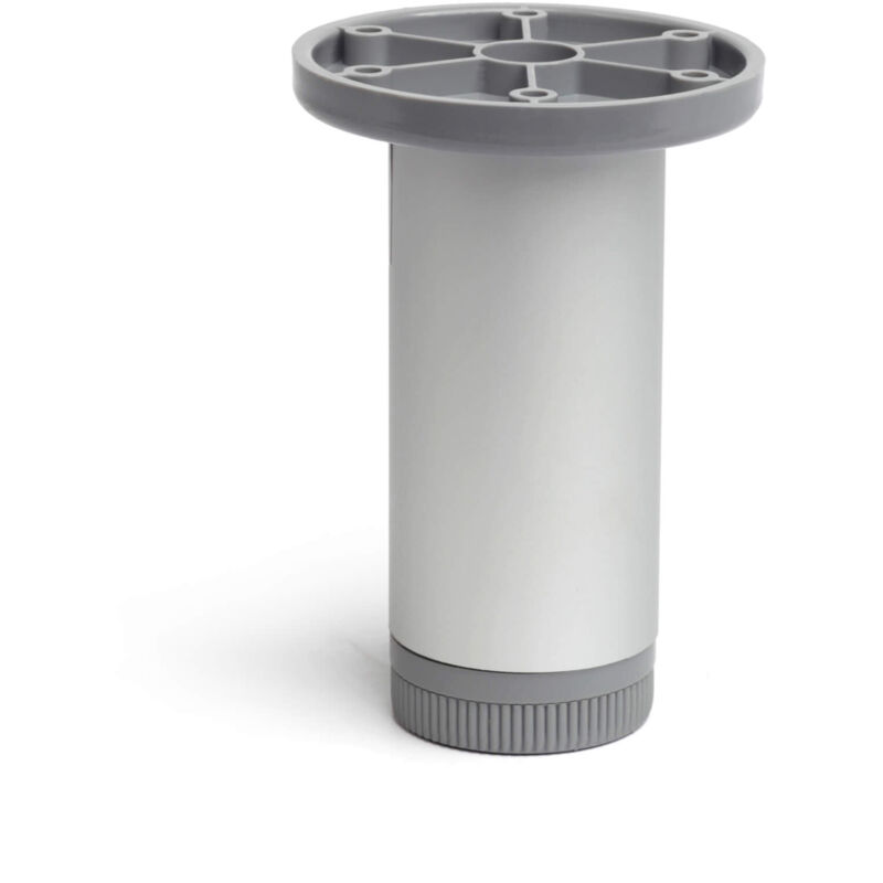 foto del prodotto gamba cilindrica in alluminio colore anodizzato opaco mod.405. 3,9x10cm rei