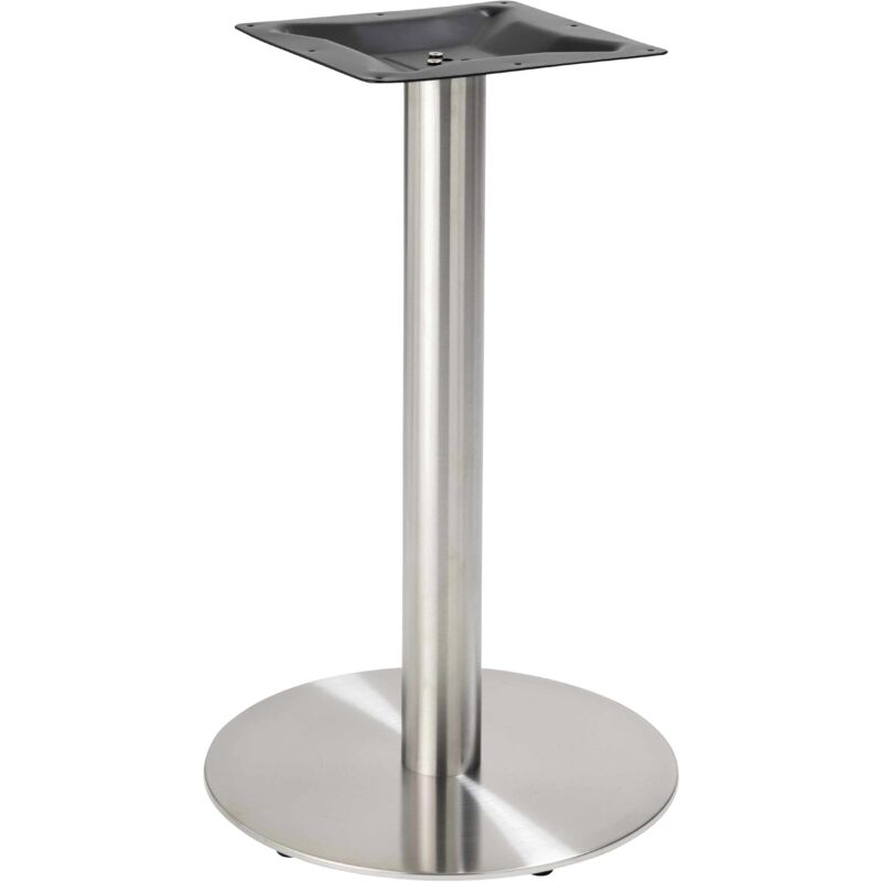 foto del prodotto gamba da tavolo in acciaio inossidabile grigio